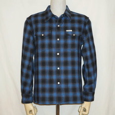 THE FLAT HEAD HNW-64WR ヘビーネルウエスタンシャツ64 レギュラーサイズ画像