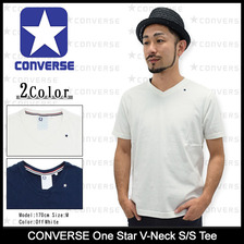 CONVERSE One Star V-Neck S/S Tee MB5STS0010画像