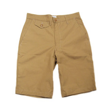 POST OVERALLS #1374 MID WEIGHT POPLIN MENPOLINI SHORTS2/khaki画像