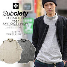 Subciety SUBCIETY LIMITED 2-PLY TURTLE NECK 20043画像