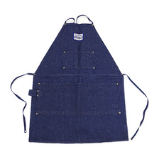 PRISON BLUES Work Apron Rinsed Blue Denim画像