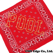 the POOL aoyama ONCE IN A LIFETIME OIALT REMAKE BANDANA REDxORANGE画像