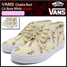 VANS Chukka Boot CA Bone White Islands VN-0IK4F62画像