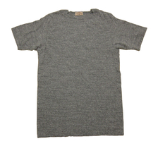 LOOP & WEFT RECYCLED COTTON GUSSET BOAT NECK TEE LRB1001画像