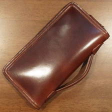 THE FLAT HEAD 手縫いコードバンウォレットCHFZ02画像