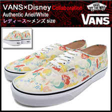 VANS × Disney Authentic Ariel/White VN-018BGYU画像