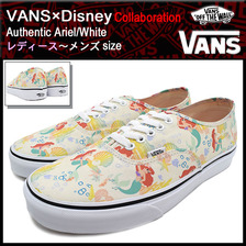 VANS &times; Disney Authentic Ariel/White VN-018BGYU画像