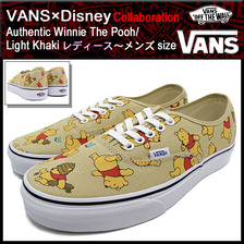 VANS × Disney Authentic Winnie The Pooh/Light Khaki VN-018BGHJ画像