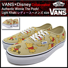 VANS &times; Disney Authentic Winnie The Pooh/Light Khaki VN-018BGHJ画像