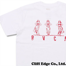 RVCA &times; RHC Ron Herman HIP EXERCISE TEE WHITE画像