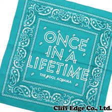 the POOL aoyama ONCE IN A LIFETIME OIALT REMAKE BANDANA EMERALDxWHITE画像