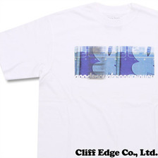 the POOL aoyama &times; GOODENOUGH GRAPHIC SCREEN DEADSTOCK TEE WHITE画像