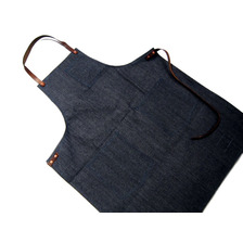 STANLEY & SONS STANDARD APRON MADE IN U.S.A./indigo chambray画像