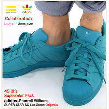 adidas Originals &times; Pharrell Williams SUPER STAR SC Lab Green S41835画像