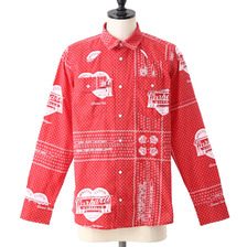Carhartt WIP SJ BANDANA L/S KANSAS SHIRT I019709-15S画像