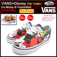 VANS &times; Disney Kids Toddler Era Mickey & Friends/Multi VN-01UNGHF画像