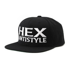 HEX ANTISTYLE SNAPBACK CAP (BLACK&times;WHITE) HAR-281画像