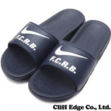 F.C.Real Bristol/F.C.R.B. &times; NIKE BENASSI SOLARSOFT SLIDE 2 FCRB QS OBSIDIAN/WHITE-OBSIDIAN 812820-414画像
