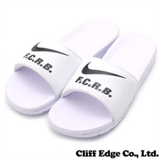 F.C.Real Bristol/F.C.R.B. &times; NIKE BENASSI SOLARSOFT SLIDE 2 FCRB QS WHITE/BLACK-WHITE 812820-101画像