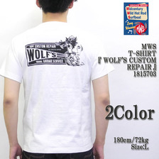 MWS T-SHIRT 「WOLF'S CUSTOM REPAIR」 1815703画像