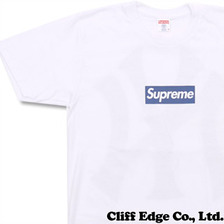 Supreme &times; New York Yankees Box Logo TEE WHITE画像
