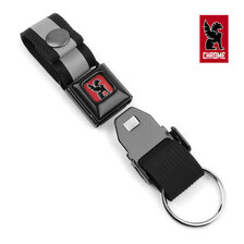CHROME MINI BUCKLE KEYCHAIN BLACK AC103BKBKNANA画像