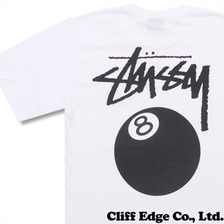 the POOL shinjuku &times; STUSSY &times; Fragment Design POOL 8 BALL TEE画像
