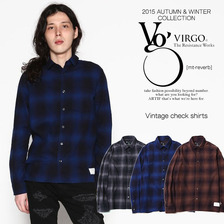 VIRGO Vintage check shirts VG-SH-143画像