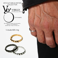 VIRGO V-studs 925 ring VG-GD-426画像