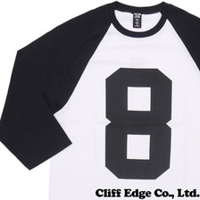 the POOL shinjuku &times; FORTY PERCENT AGAINST RIGHTS/40% FORTY 8 BALL BASEBALL TEE画像