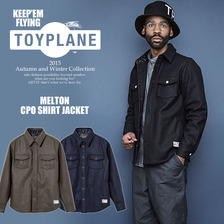 TOYPLANE MELTON CPO SHIRT JACKET TP15-FSH07画像