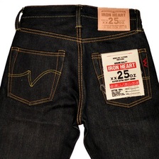 IRON HEART 666-XHS 25oz SELVEDGE DENIM SLIM STRAIGHT PANTS画像