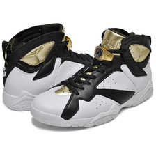 NIKE AIR JORDAN 7 RETRO C&C "CHAMPAGNE" wht/metallic gold-blk 725093-140画像