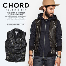 CHORD NUMBER EIGHT SIN CITY RIDERS VEST N8M1E5-JK02画像