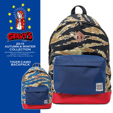 GRAVYSOURCE TIGER CAMO BACKPACK GS15-AAC01画像