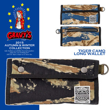 GRAVYSOURCE TIGER CAMO LONG WALLET GS15-AAC06画像