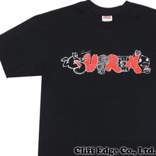 Supreme &times; Original Fake コラボ Tシャツ BLACK画像