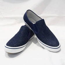 SAMURAI JEANS サムライ自動車倶楽部 SM94LOW15-D17 インディゴデニムスリッポンスニーカー15-D17画像