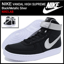 NIKE VANDAL HIGH SUPREME Black/Metallic Silver NIKELAB 806970-010画像