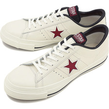 CONVERSE ONE STAR J ホワイト/マルーン Made in Japan 32346828画像