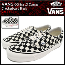 VANS OG Era LX Canvas Checkerboard Black VAULT VN-0OZDGEY画像