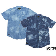 10DEEP TUBES BLEACH DYED CHAMBRAY画像