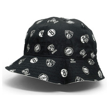 Mitchell & Ness BROOKLYN NETS ALL OVER FATIGUE BUCKET HAT LVMNBKN100画像