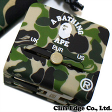 A BATHING APE GLOW IN THE DARK ABC TRAVEL AC ADAPTER 1B20-182-117画像
