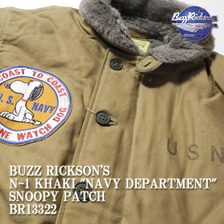 Buzz Rickson's N-1 KHAKI SNOOPY PATCH BR13322画像