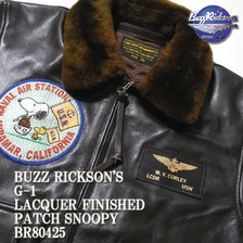 Buzz Rickson's G-1 LACQUER FINISHED PATCH SNOOPY BR80425画像