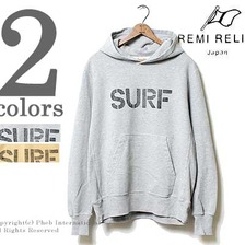 REMI RELIEF ''SURF''スペシャルリメイク裏毛スウェットパーカー RN1517-3114画像