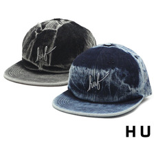 HUF WASHED SCRIPT 6 PANEL CAP画像