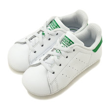 adidas STAN SMITH CRIB Running White/Running White/Green B24101画像