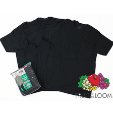 FRUIT OF THE LOOM 2PACK POCKET BLACK画像